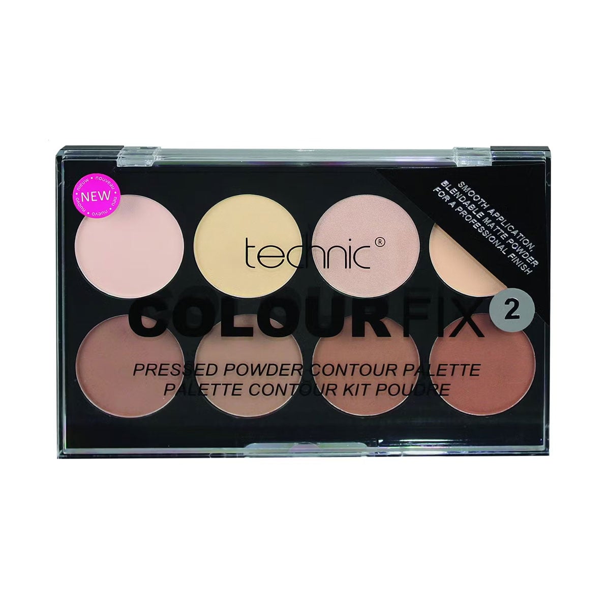 Палетка для контурингу обличчя technic Colour Fix 2 Pressed Powder Contour Palettes, 28 г